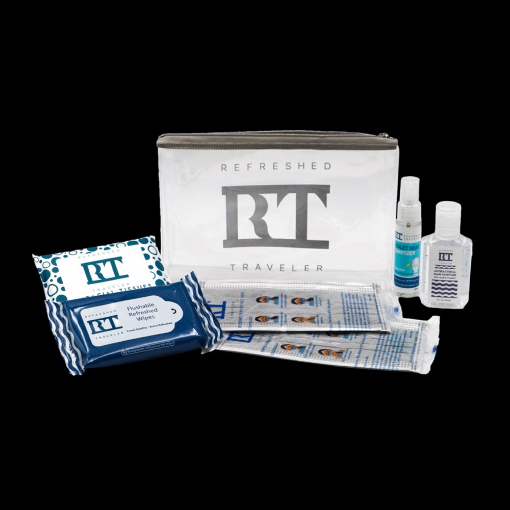 Travel Kit - Clear and Blue